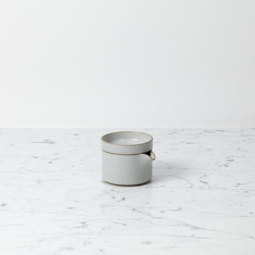 Hasami Porcelain Plate - Tiny - Gloss Grey - 3 1/4" x 3/4"