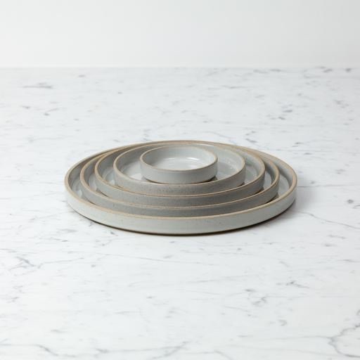 Hasami Hasami Porcelain Plate - Grey - 8.5/8" x 7/8" HPM004