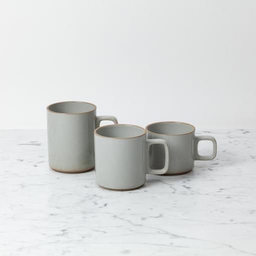 Hasami Hasami Porcelain Mug - Grey - 3.3/8" x 4.1/8" Large HPM021