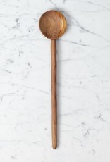 Long Slim Olivewood Round Head Spoon - 13"