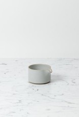 Hasami Porcelain Creamer - Gloss Grey - 3 1/4" x 2"