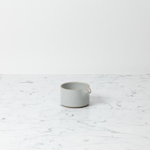 Hasami Porcelain Creamer - Gloss Grey - 3 1/4" x 2"