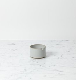 Hasami Hasami Porcelain Sugar Pot - Grey - 3.3/8" x 2.1/8" -HPM017