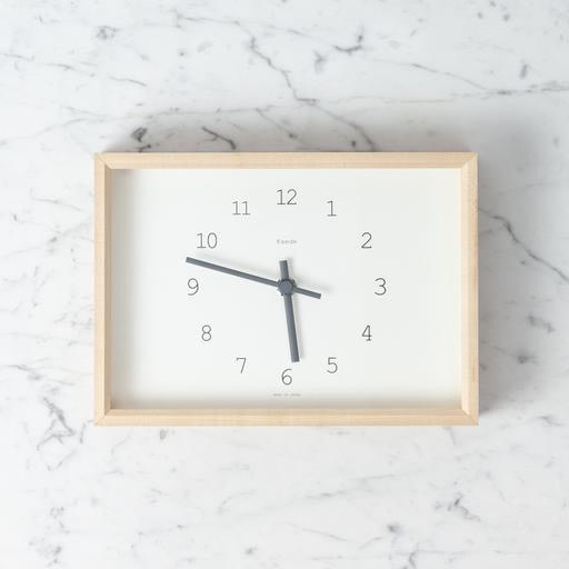 Lemnos Clocks Kaede Clock - White