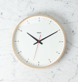 Lemnos Clocks Japanese Plywood Wall Clock - 12"