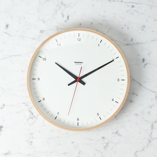 Lemnos Clocks Japanese Plywood Wall Clock - 12"