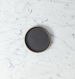 Hasami Hasami Porcelain Plate - Black - 5.5/8" x 7/8" HPB002