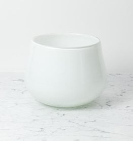 Medium Clovis Vessel - White - 7.5"