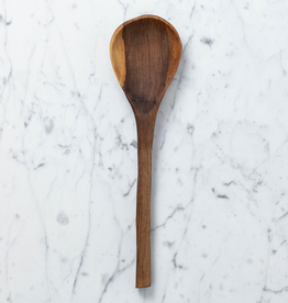 Kenyan Olivewood Deep Bowl Chunky Cooking Spoon - 11"