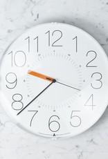 Lemnos Clocks Japanese Cara Wall Clock - White 12.6"