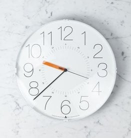 Lemnos Clocks Cara Wall Clock - White