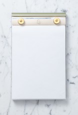 Exacompta FAF Refillable Metal Desk Pad - Blank - Large - 5" x 8