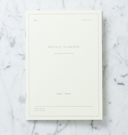Simple Danish Weekly Planner Notebook - A5 - 6x8"