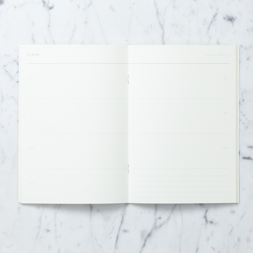 Simple Danish Weekly Planner Notebook - A5 - 6x8"