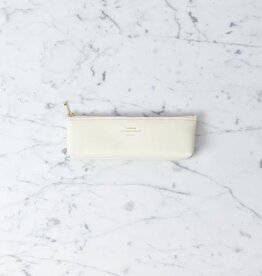 Quitterie Zipper Pouch - Pencil Case - Cream