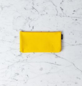 Delfonics Canvas Zipper Pouch - Slim - Yellow