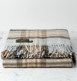 Traditional Highland Tartan Wool Throw - McKellar - 60" x 72