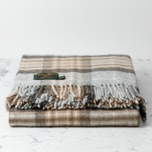 Traditional Highland Tartan Wool Throw - McKellar - 60" x 72