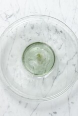 Hand Blown Glass Cake Plate Stand