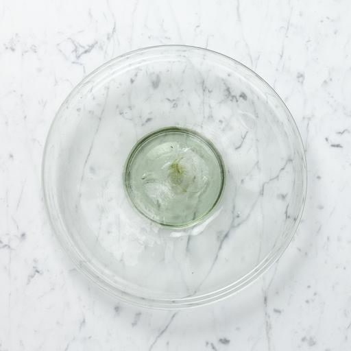 Hand Blown Glass Cake Plate Stand