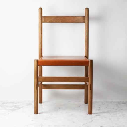 Juniper Chair White Oak And Leather Sienna The Foundry Home