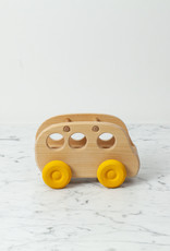 Grimm's Toys Wooden Passenger Bus - Natural
