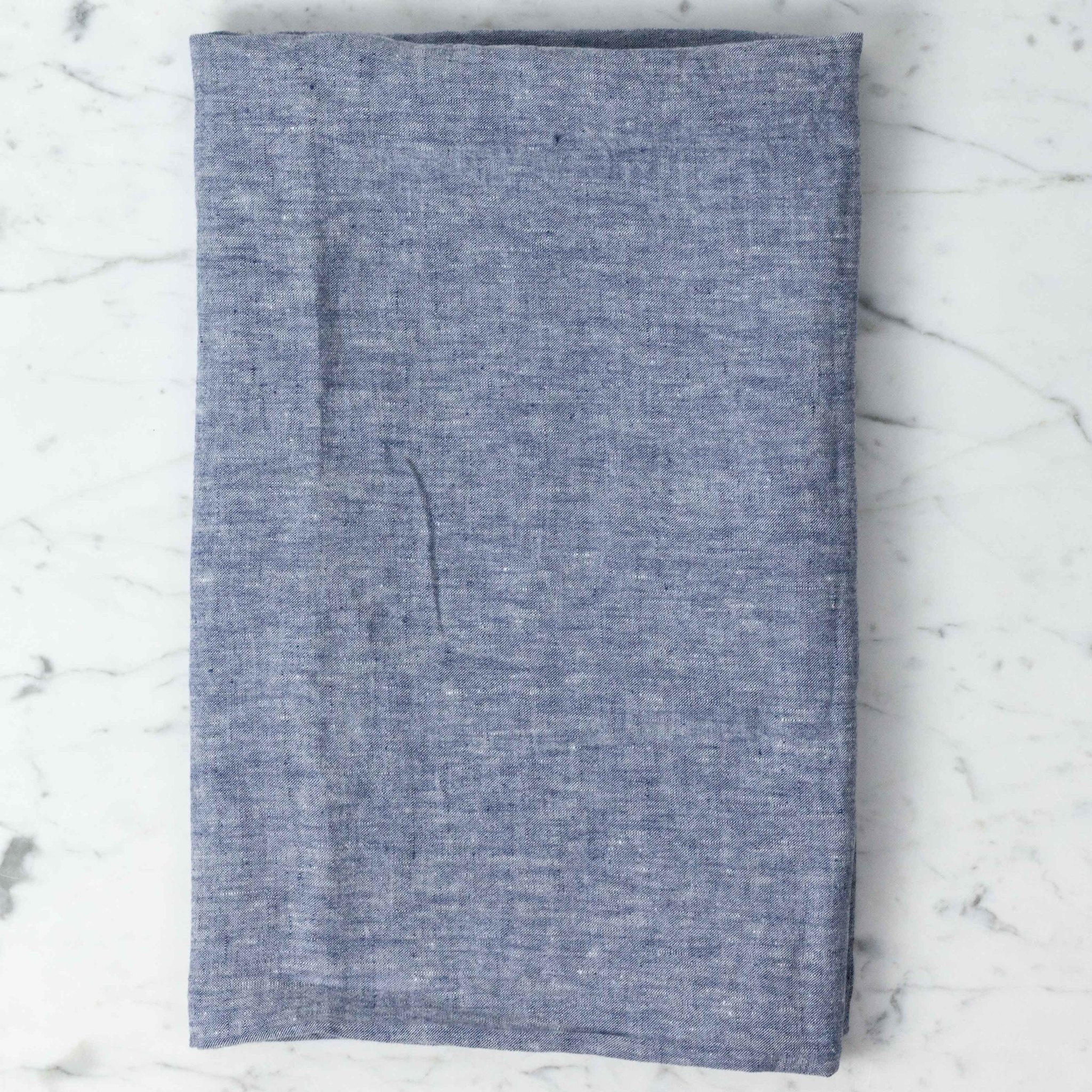 Linge Particulier French Linen Pillow Cover - 25" - Blue Chambray