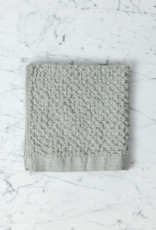 Japanese Linen Cotton Lattice Waffle Towels - Ice Grey Washcloth
