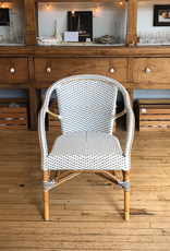 Sika-Design Madeleine Rattan Bistro Arm Chair - White
