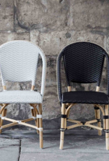 Sika-Design Sofie Rattan Bistro Side Chair - White