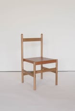 Sun at Six PREORDER Juniper Chair - White Oak and Leather - Sienna