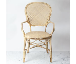 Rossini Rattan Bistro Chair Natural The Foundry Home Goods