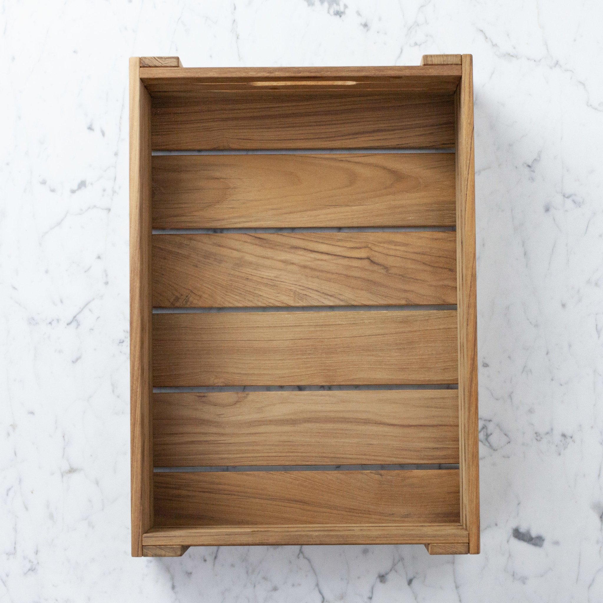 Skagerak Dania Low Teak Crate - Large - 17.5x12x5"