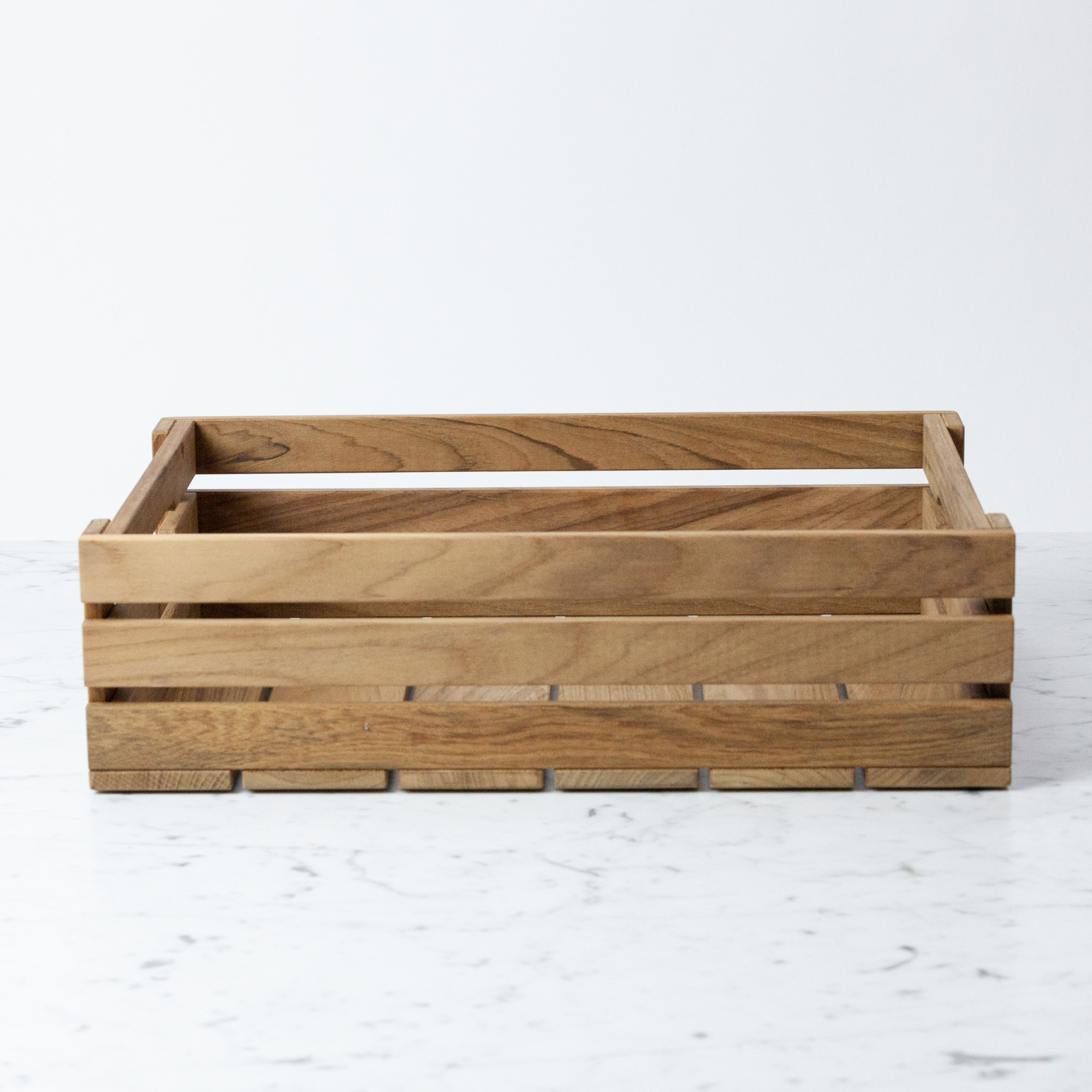 Skagerak Dania Low Teak Crate - Large - 17.5x12x5"