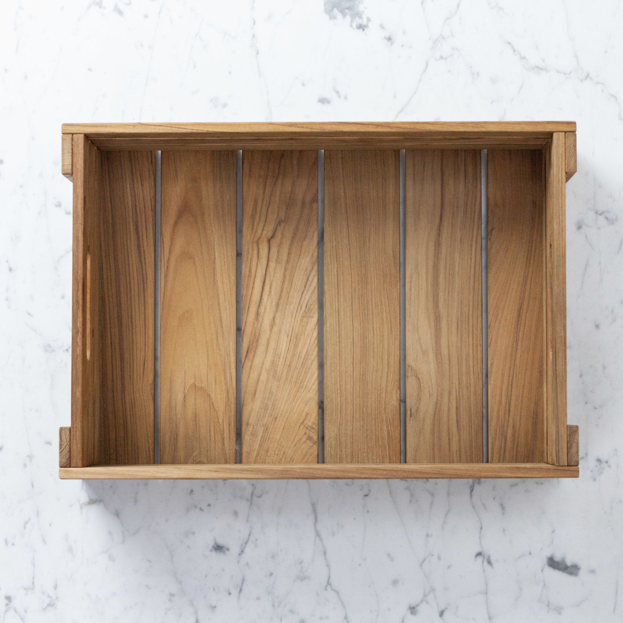 Skagerak Dania Low Teak Crate - Large - 17.5x12x5"