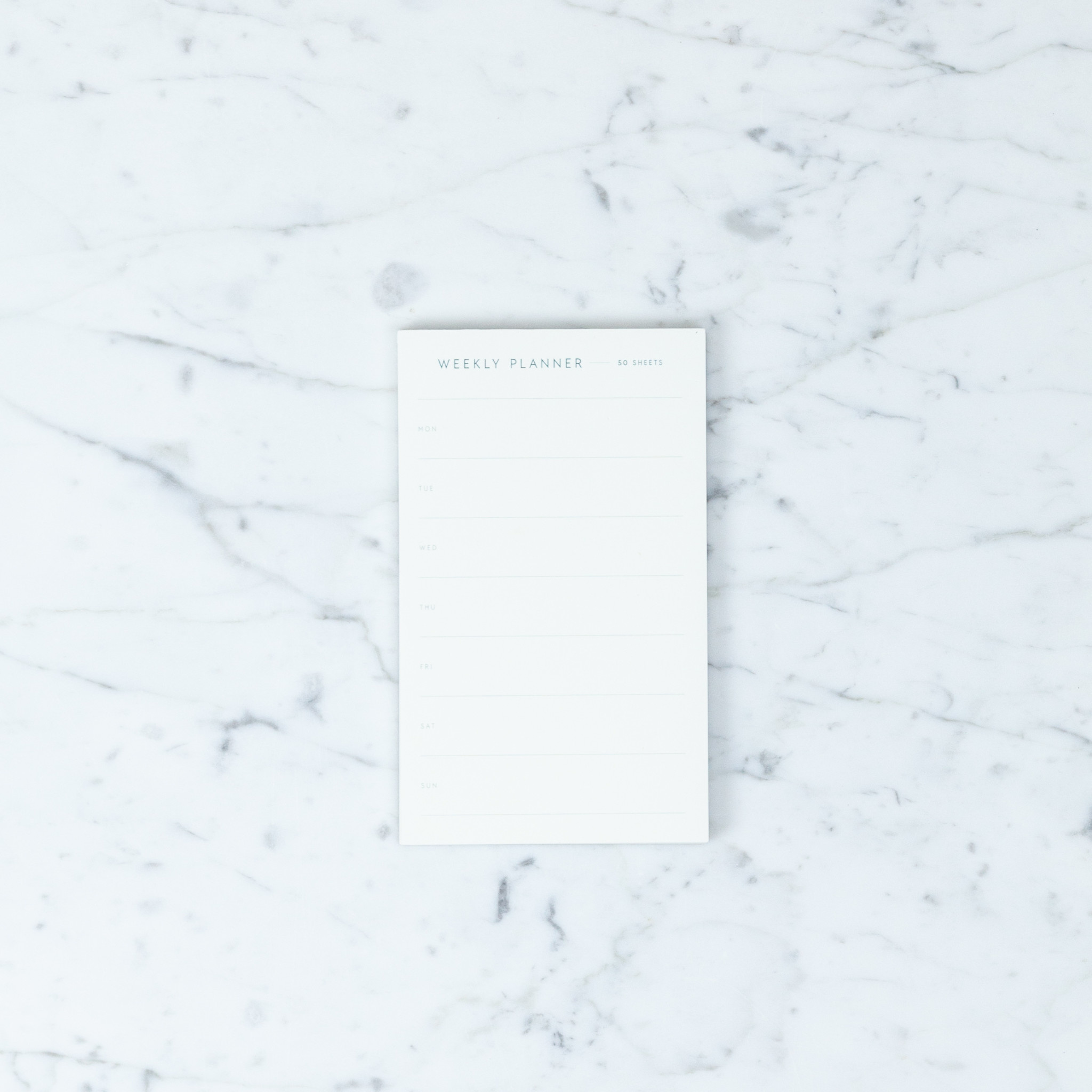 Simple Danish Weekly Planner Pad - Mini - 3.75x6"