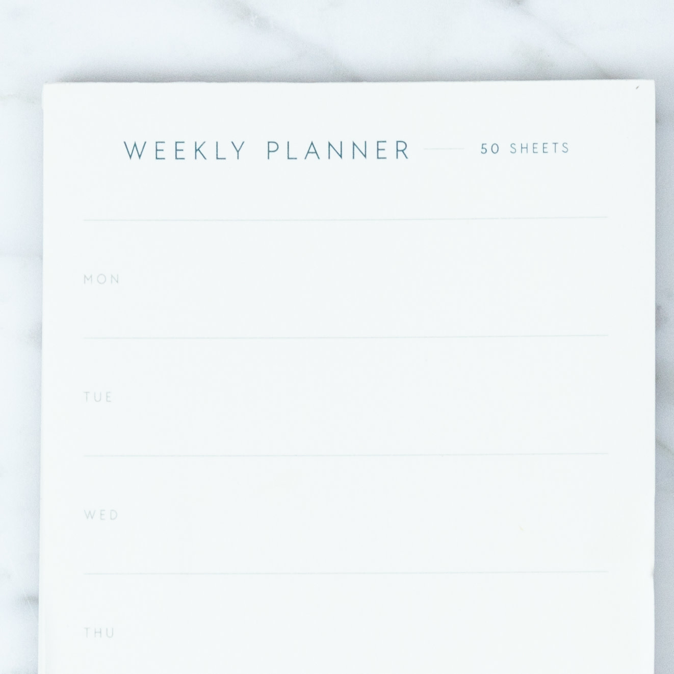 Simple Danish Weekly Planner Pad - Mini - 3.75x6"