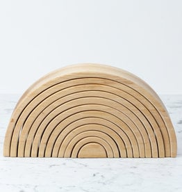 Grimm's Toys Grimm's Natural Tunnel - Extra Large - 12 Piece Set - 14"