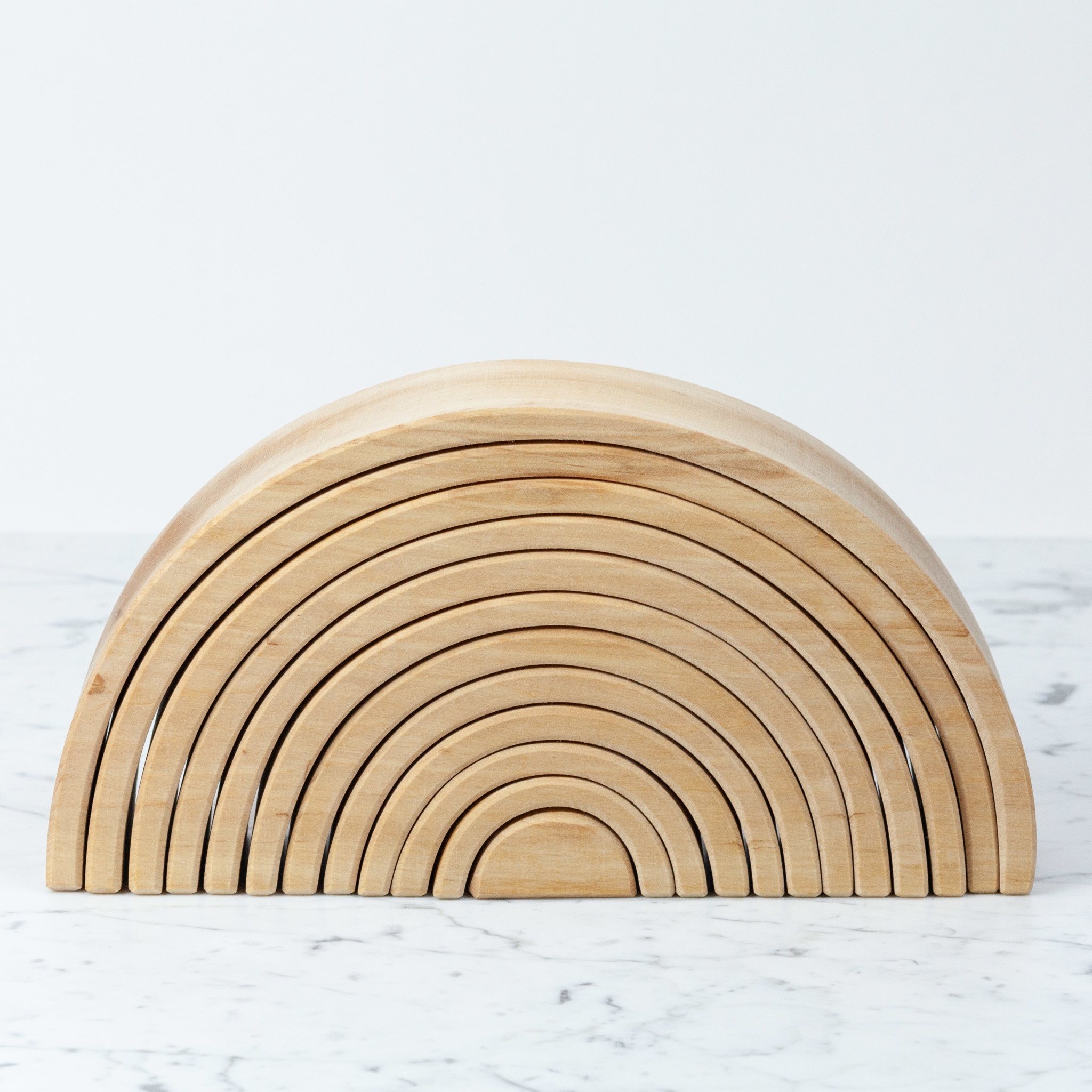 Grimm's Toys Grimm's Natural Tunnel - Extra Large - 12 Piece Set - 14"