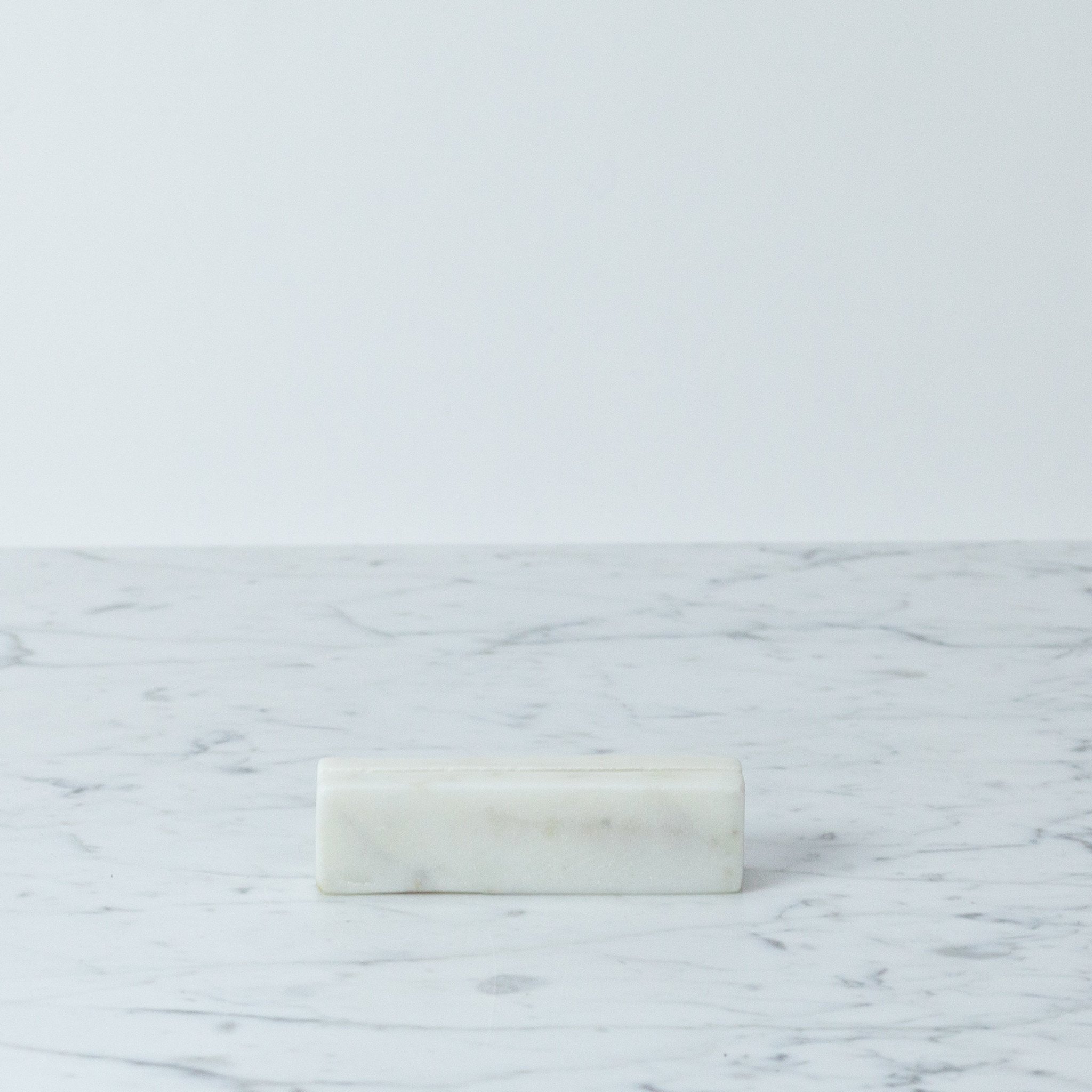 Long Marble Card Holder - 4"