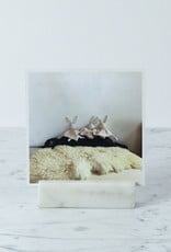 Long Marble Card Holder - 4"