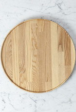 Hasami Ash Wood Round Tray - Extra Large - 11 3/4'' x 3/4''