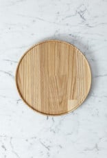 Hasami Ash Wood Round Tray - Medium - 8 1/2'' x 3/4''