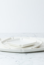 JICON Jicon Porcelain Hexagon Plate with Sumi Corners - 11''