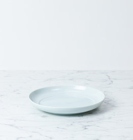 MIZU MIZU PREORDER mizu-mizu Round Porcelain Side Plate - Bluish White - 7''