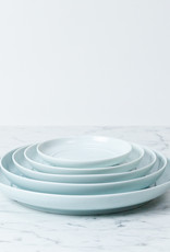 MIZU MIZU mizu-mizu Round Porcelain Plate -  Bluish White - 4.75''