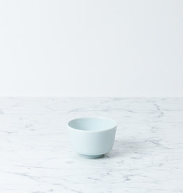 MIZU MIZU PREORDER mizu-mizu Porcelain Cup with Foot - Bluish White - 3.25''