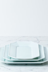 MIZU MIZU mizu-mizu Rectangular Porcelain Plate - Bluish White - 7.5 x 9.5''