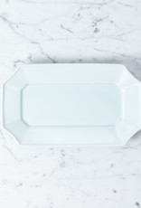 MIZU MIZU mizu-mizu Long Porcelain Dish - Bluish White - 5.5 x 9.5''