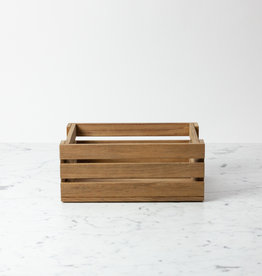 Skagerak Dania Low Teak Crate - Small - 12x8.75X5"
